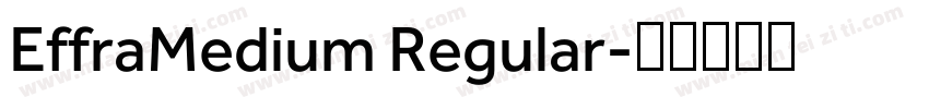 EffraMedium Regular字体转换